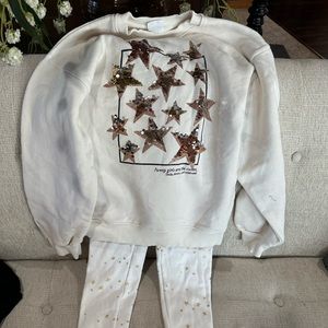 2 piece girls stars set